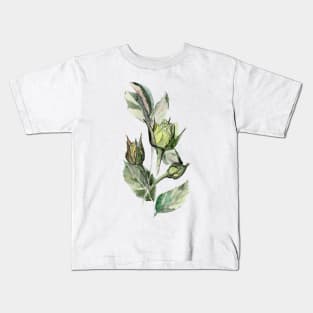 Green rose Kids T-Shirt